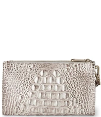 BRAHMIN Melbourne Pristine Daisy Wristlet