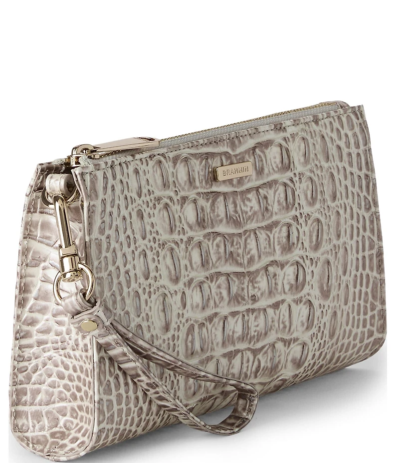BRAHMIN Melbourne Pristine Daisy Wristlet