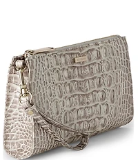 BRAHMIN Melbourne Pristine Daisy Wristlet