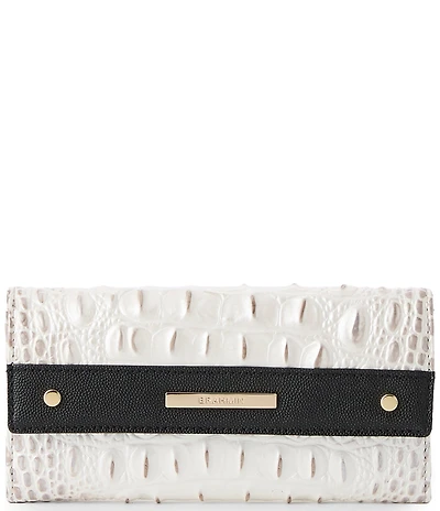 BRAHMIN Minden Collection Winter White Cordelia Wallet
