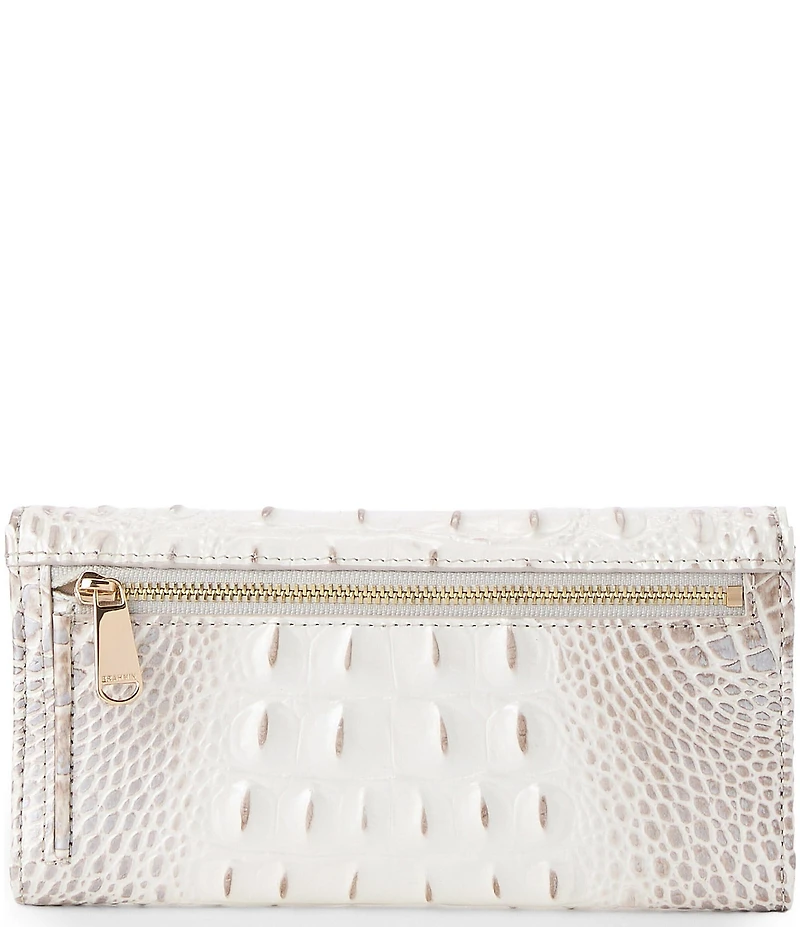 BRAHMIN Minden Collection Winter White Cordelia Wallet