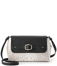 BRAHMIN Minden Collection Winter White E/W Crossbody Bag