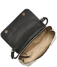 BRAHMIN Minden Collection Winter White E/W Crossbody Bag