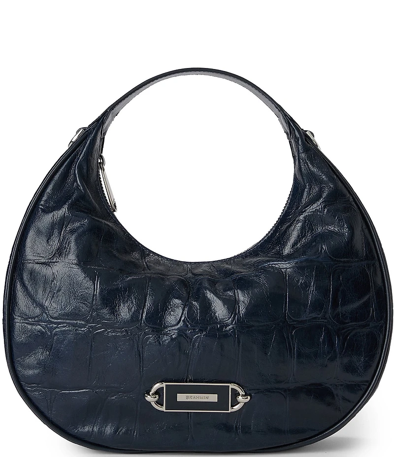 BRAHMIN Castle View Collection Mindy Crescent Clutch