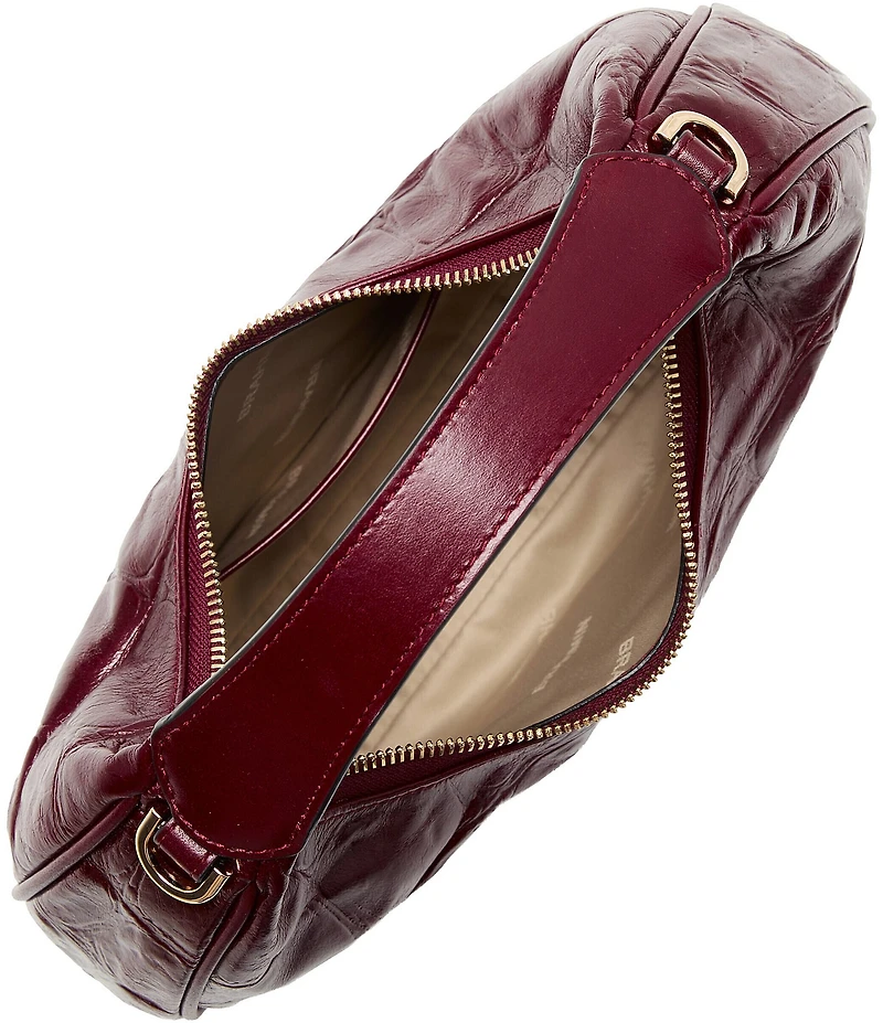 BRAHMIN Castle View Collection Mindy Crescent Clutch