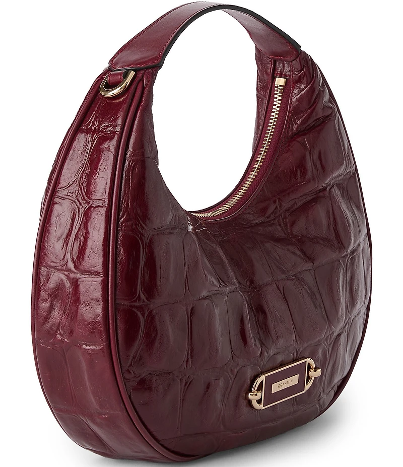 BRAHMIN Castle View Collection Mindy Crescent Clutch