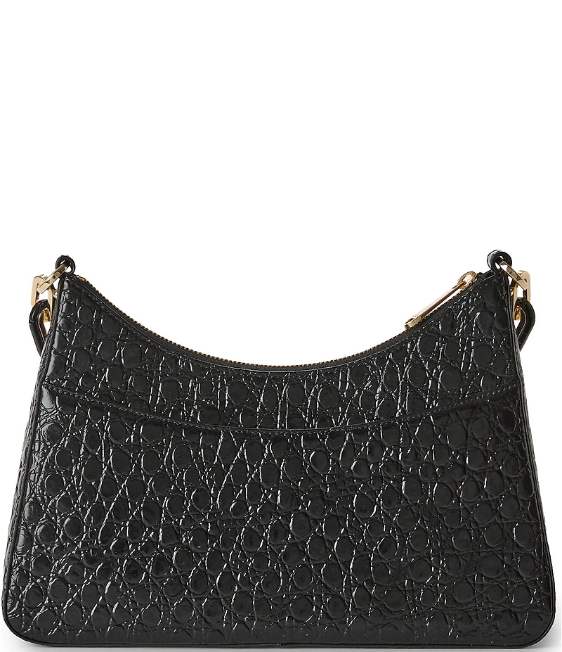 BRAHMIN Mod Esme Breckenridge Collection Multi Croc Snake Embossed Shoulder Bag