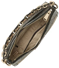 BRAHMIN Mod Esme Breckenridge Collection Multi Croc Snake Embossed Shoulder Bag