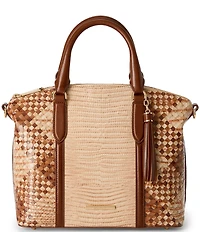 BRAHMIN Multi Andalusia Collection Large Duxbury Top Handle Satchel Bag