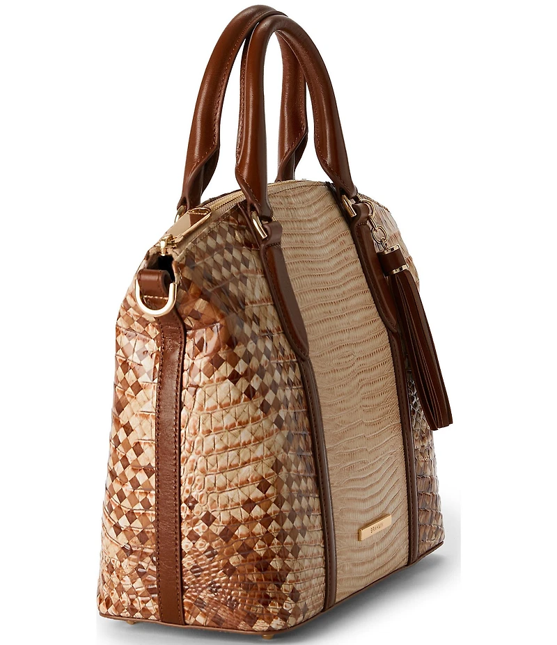 BRAHMIN Multi Andalusia Collection Large Duxbury Top Handle Satchel Bag