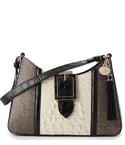 BRAHMIN Esme Colorblock Belted Shoulder Bag