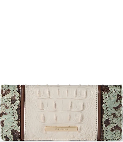 BRAHMIN Multi Genoa Collection Snake Embossed Ady Wallet