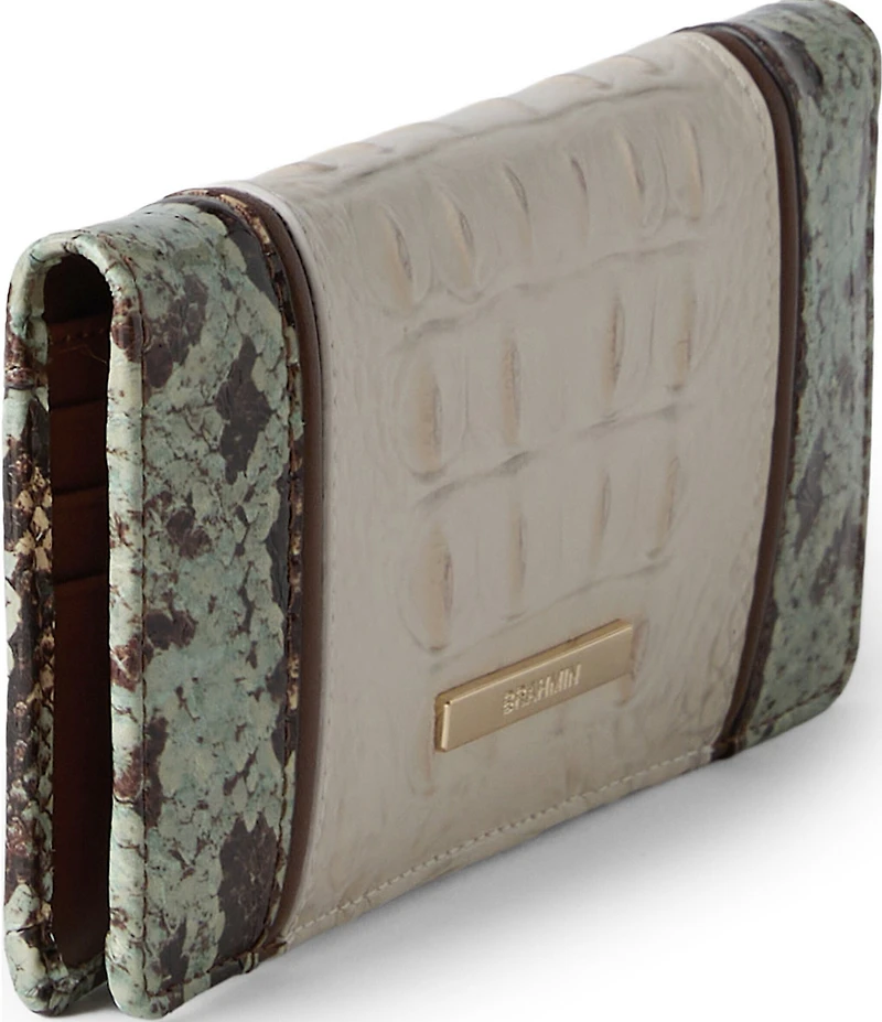 BRAHMIN Multi Genoa Collection Snake Embossed Ady Wallet