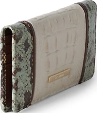 BRAHMIN Multi Genoa Collection Snake Embossed Ady Wallet