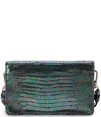 BRAHMIN Multi Symphonic Collection Minuette Foil Lizard Crossbody Bag