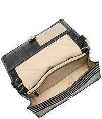 BRAHMIN Multi Symphonic Collection Minuette Foil Lizard Crossbody Bag