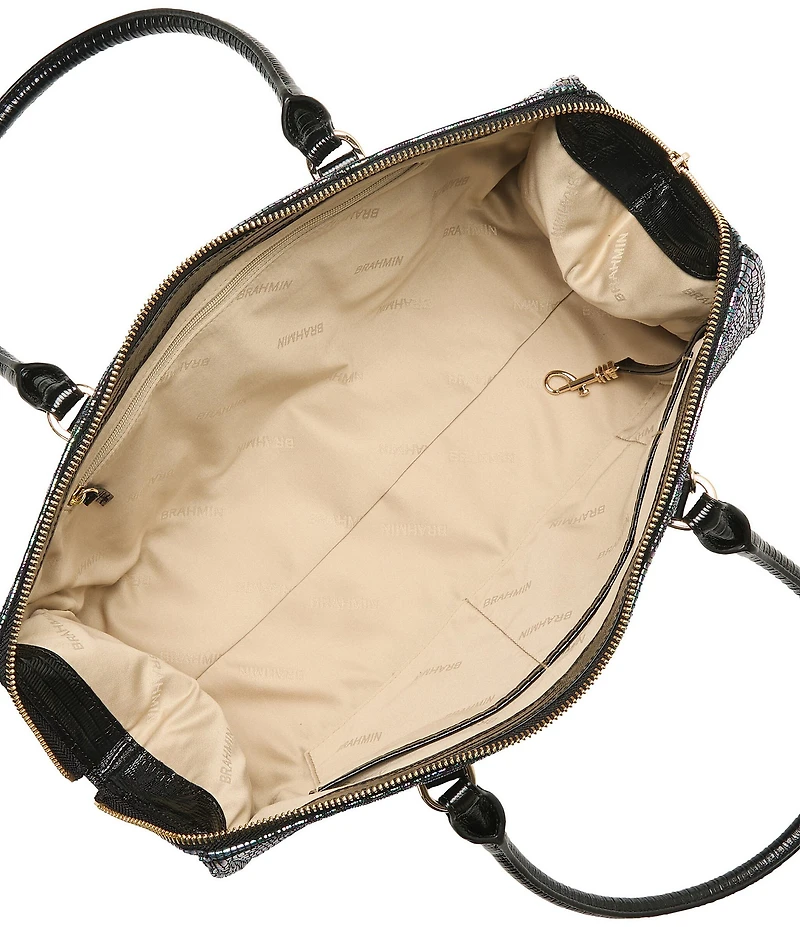 BRAHMIN Multi Symphonic Collection Sophia East-West Satchel Bag