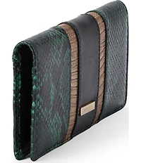 BRAHMIN Snake & Lizard Embossed Ady Wallet