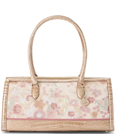 BRAHMIN Multi Whimsy Collection Sophia E/W Satchel Bag