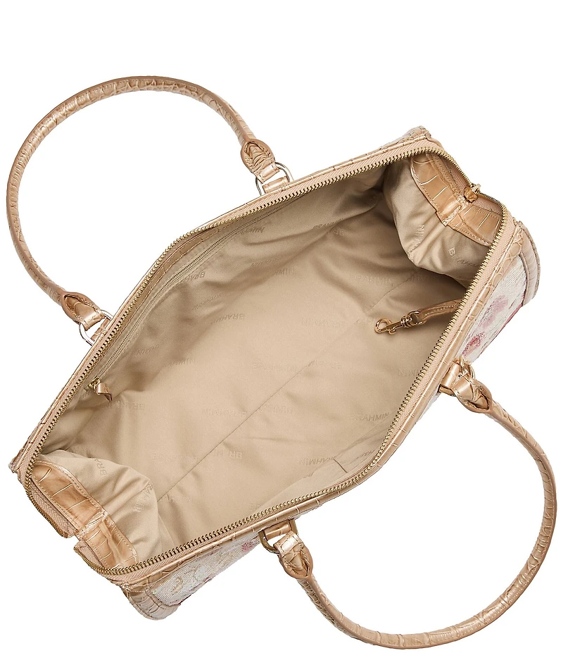 BRAHMIN Multi Whimsy Collection Sophia E/W Satchel Bag