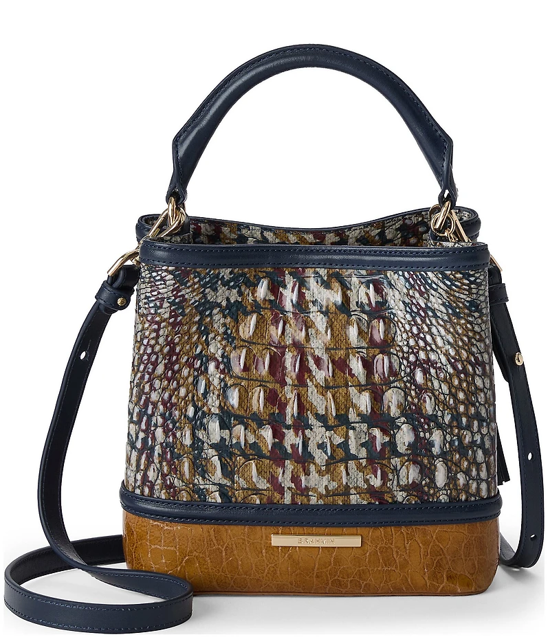BRAHMIN Nevada Collection Multi Mini Amelia Top Handle Crossbody Bag