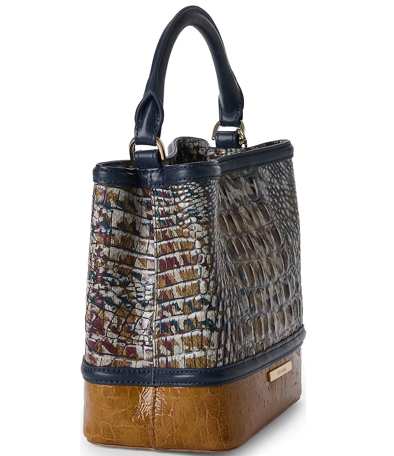 BRAHMIN Nevada Collection Multi Mini Amelia Top Handle Crossbody Bag