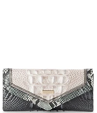 BRAHMIN Nottingham Collection Charcoal Veronica Wallet