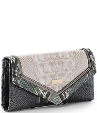 BRAHMIN Nottingham Collection Charcoal Veronica Wallet