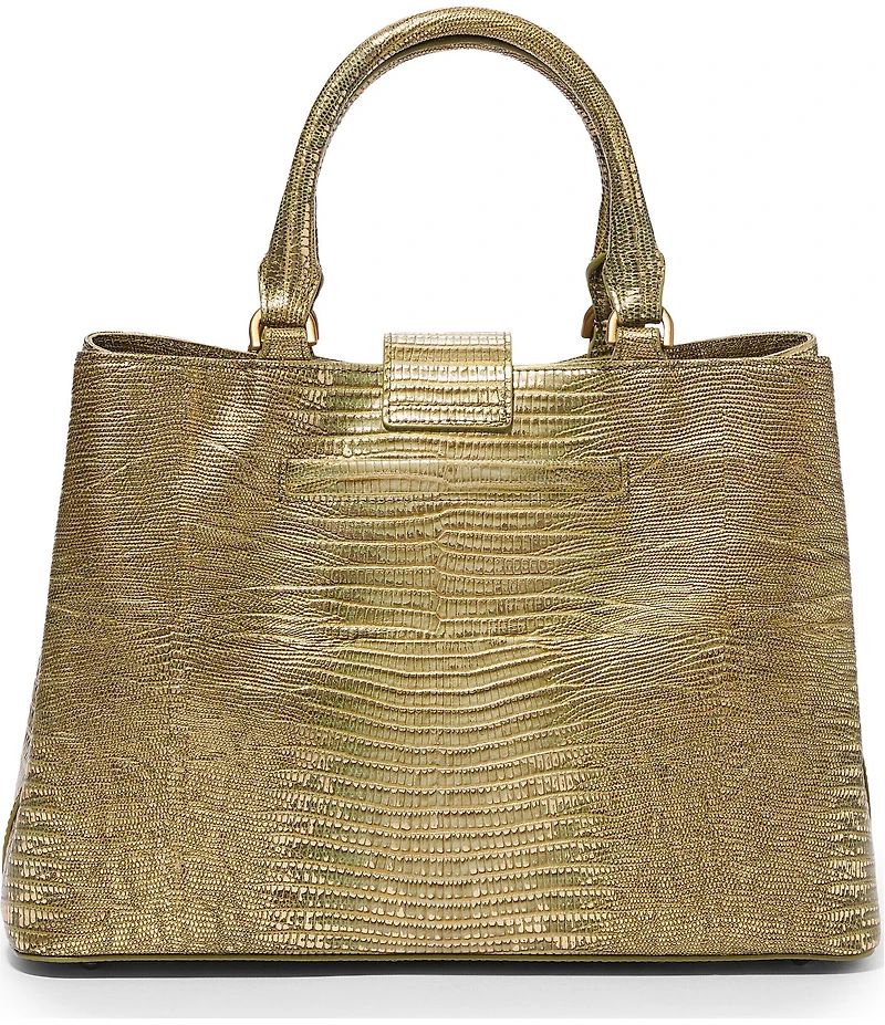 BRAHMIN Olive Bachata Collection Small Denise Top Handle Satchel Bag