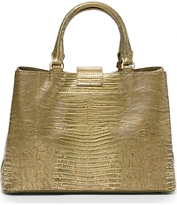 BRAHMIN Olive Bachata Collection Small Denise Top Handle Satchel Bag