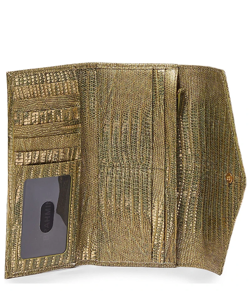 BRAHMIN Olive Bachata Collection Veronica Wallet