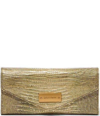BRAHMIN Olive Bachata Collection Veronica Wallet