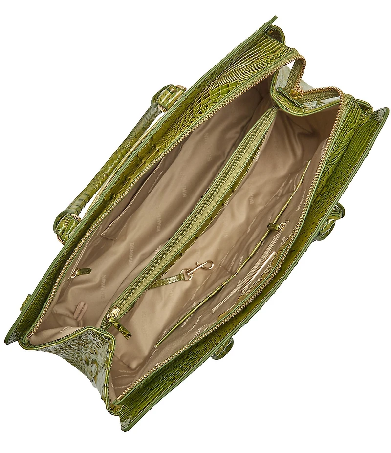 BRAHMIN Olive Melbourne Collection Finley Satchel