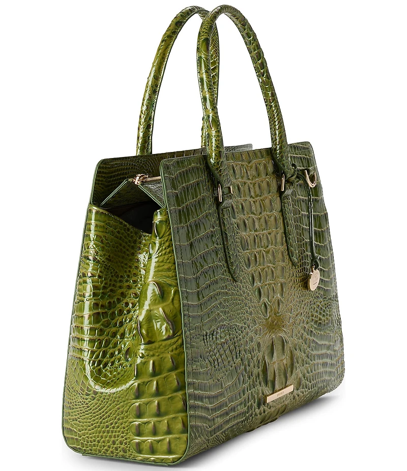 BRAHMIN Olive Melbourne Collection Finley Satchel