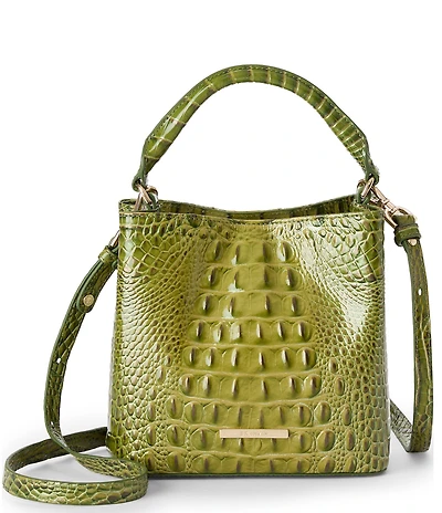 BRAHMIN Olive Melbourne Collection Mini Amelia Top Handle Crossbody Bag