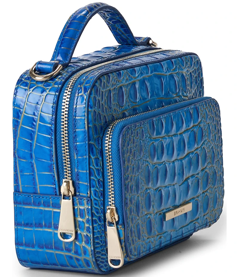 BRAHMIN Omber Melbourne Collection Electric Indigo Tori Crossbody Bag