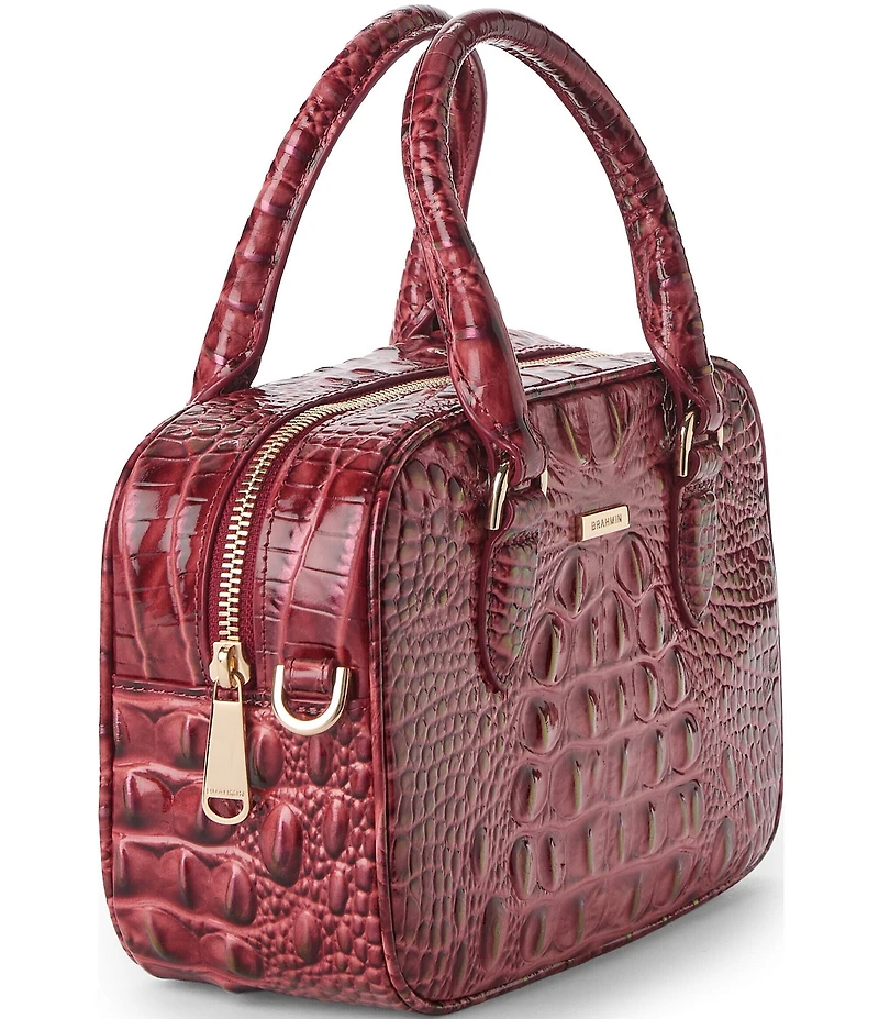 BRAHMIN Ombre Melbourne Collection Coquette Mara Satchel Bag