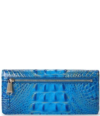 BRAHMIN Ombre Melbourne Collection Electric Indigo Ady Bifold Wallet