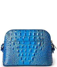 BRAHMIN Ombre Melbourne Collection Electric Indigo Amal Crossbody Bag