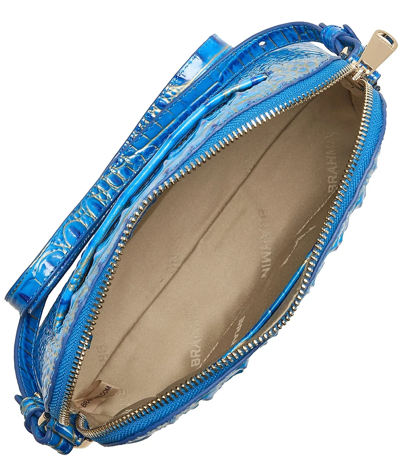 BRAHMIN Ombre Melbourne Collection Electric Indigo Amal Crossbody Bag