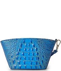 BRAHMIN Ombre Melbourne Collection Electric Indigo Ariana Wristlet