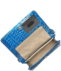 BRAHMIN Ombre Melbourne Collection Electric Indigo Minuette Crossbody Bag