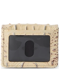 BRAHMIN Ombre Melbourne Collection Ginger Clementine Small Wallet