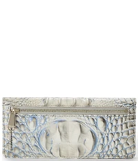 BRAHMIN Ombre Melbourne Collection Mindful Grey Ady Bifold Wallet