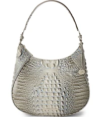 BRAHMIN Ombre Melbourne Collection Mindful Grey Amira Shoulder Bag