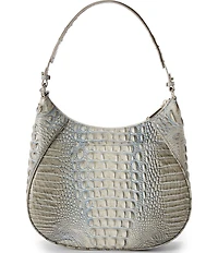 BRAHMIN Ombre Melbourne Collection Mindful Grey Amira Shoulder Bag