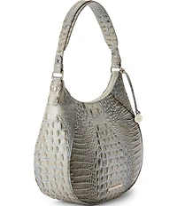 BRAHMIN Ombre Melbourne Collection Mindful Grey Amira Shoulder Bag