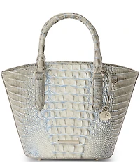 BRAHMIN Ombre Melbourne Collection Mindful Grey Jenny Satchel Bag