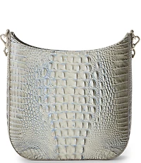 BRAHMIN Ombre Melbourne Collection Mindful Grey Leia Crossbody Bag