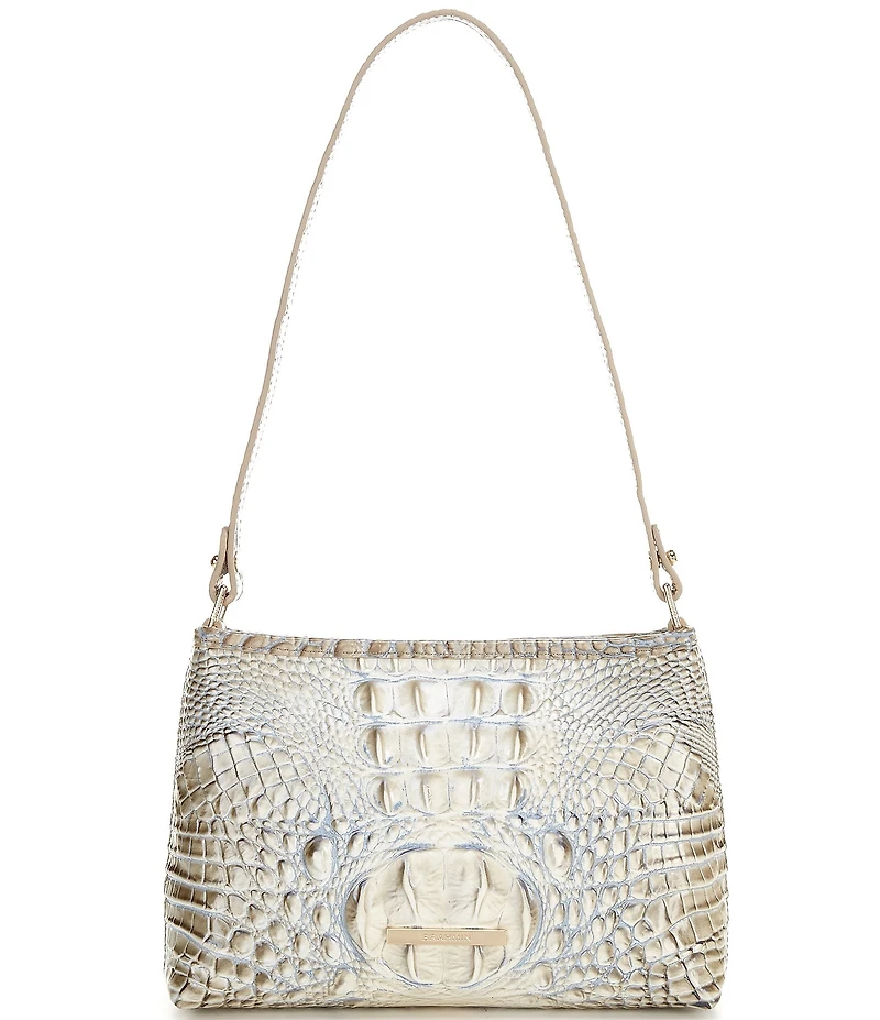 BRAHMIN Ombre Melbourne Collection Mindful Grey Lorelei Shoulder Bag